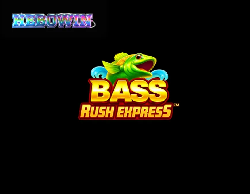 Tampilan visual slot Bass Rush Express dengan tema danau dan nelayan